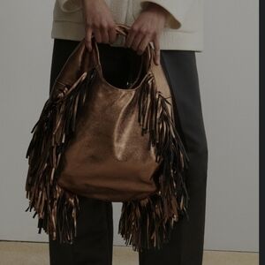 Rachel Comey Metallic Fringe Tote